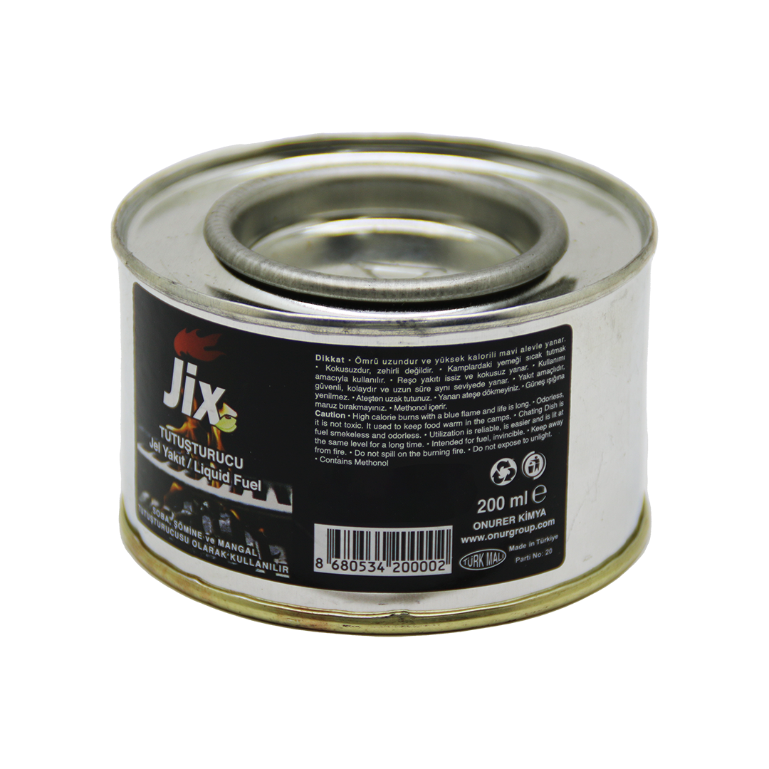 JİX TUTUŞTURUCU 200ML TENEKE JEL YAKIT (4944)