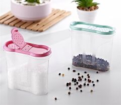 Plastik Kapaklı Majör Baharatlık Baharat Saklama Kutusu Kabı (4944)