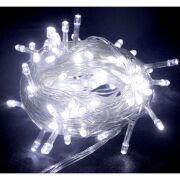 10 M 100 Led Boncuk Lamba Beyaz Işık Şeffaf Kablo MZ-18-11