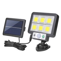 SOLAR PANELLİ HAREKET SENSÖRLÜ ÜÇ MODLU DUVAR LAMBASI (4944)