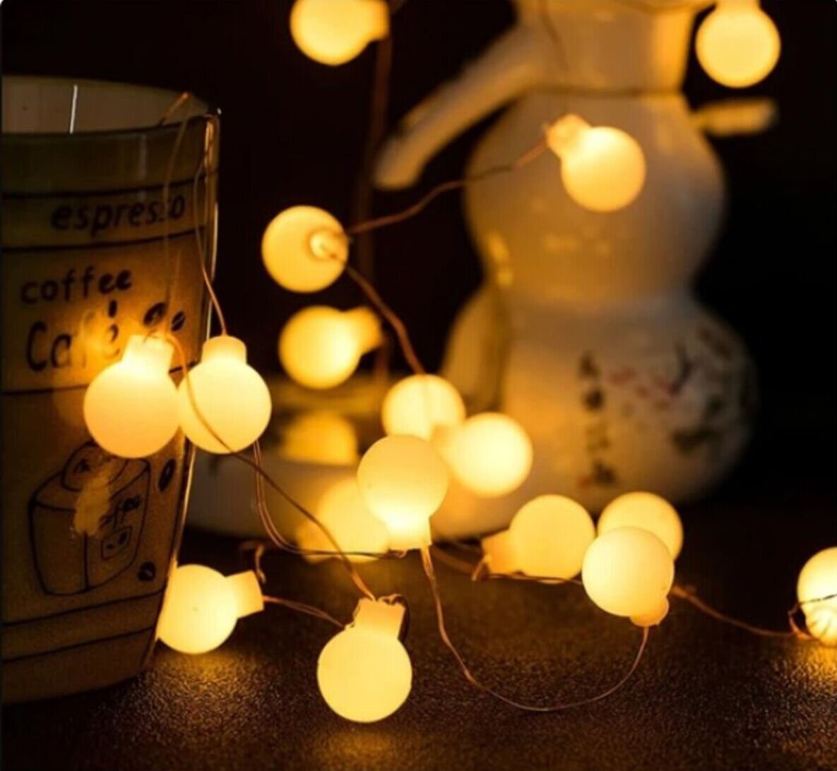 5M 28 Led Kırmızı Işık Şeffaf Kablo Fişli Eklemeli MZ-18-21