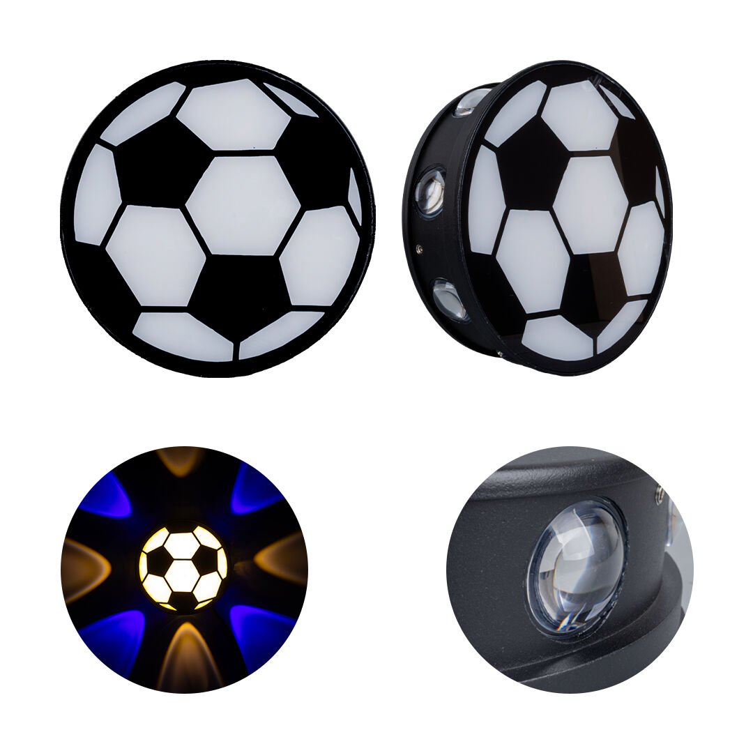 GÜN IŞIĞI - MAVİ FUTBOL TOPU DEKORATİF LED DUVAR APLİK (4944)