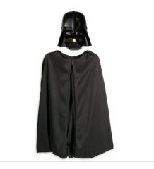Star Wars Darth Vader Çocuk Pelerin + Pantolon + Maske 3 Parça Kostüm Set