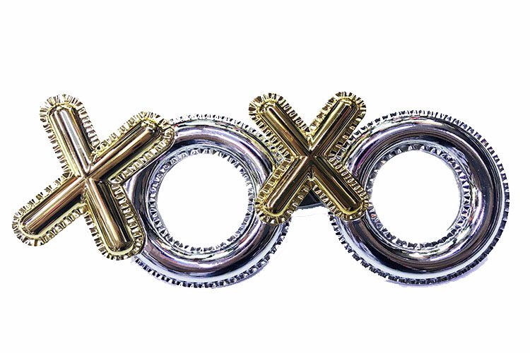 Xoxo Yazılı Yılbaşı Partisi Gözlüğü Gümüş Renk (4944)