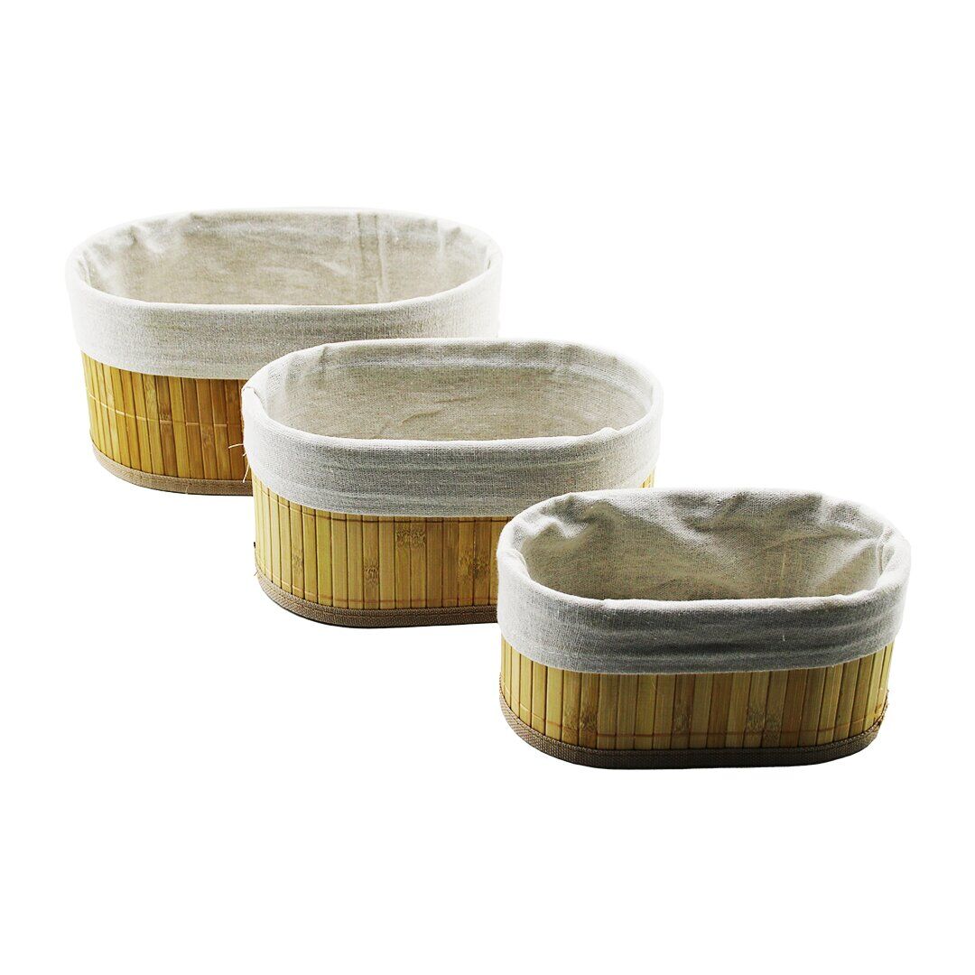 3 BOY OVAL BEZLİ EKMEK SEPETİ (4944)