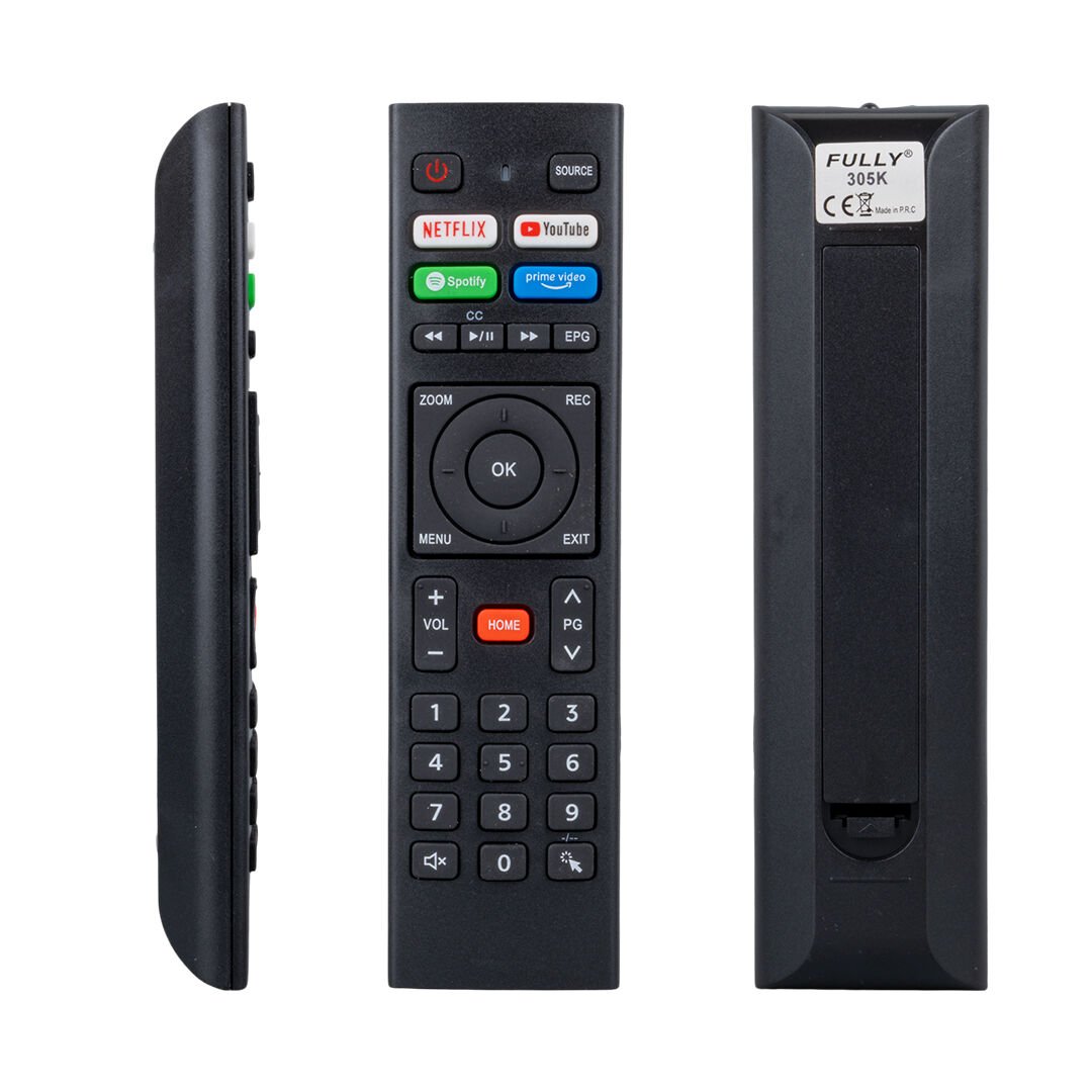 TELENOVA NETFLIX - YOUTUBE - SPOTIFY - PRIME VIDEO TUŞLU SES KOMUTSUZ LCD LED TV KUMANDA (4944)