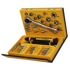 K-1678 41 PARÇA MEKANİK VE ELEKTRONİK TAMİRCİ TORNAVİDA TAKIMI (4944)