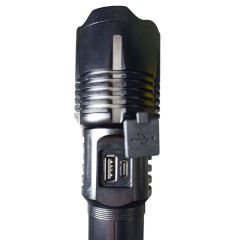 1500 Lümen TG Led 2800 mAH Zoom Özellikli Şarj Edilebilir El Feneri SK3300