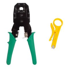RJ45 - RJ12 - RJ11 3LÜ SOKET SIKMA PENSESİ (4944)