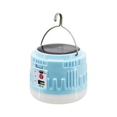 USB - SOLAR ŞARJLI ASKILI KAMP LAMBASI - POWERBANK (4944)