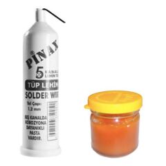Tüp Lehim Teli ve Lehim Pastası Set (4944)