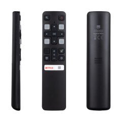 SES KOMUTSUZ  TCL RC 802V FMR1 50 - 55 ANDROID TV NETFLIX TUŞLU AKILLI LCD LED TV KUMANDA (4944)