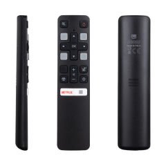 SES KOMUTSUZ  TCL RC 802V FMR1 50 - 55 ANDROID TV NETFLIX TUŞLU AKILLI LCD LED TV KUMANDA (4944)