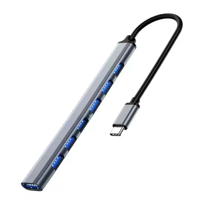ZR289 Ads 303/C Type-C 7 Port Metal Usb Hub