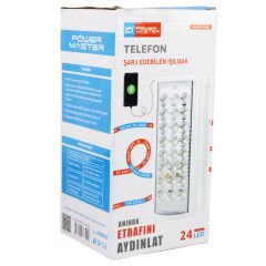 24 LEDLİ TELEFON ŞARJ EDEBİLEN IŞILDAK (4944)