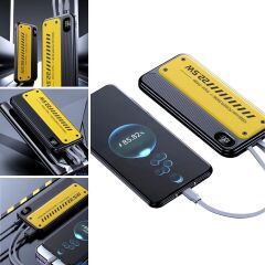 10000 mAh Hızlı Şarj Özellikli Aynı Anda 4 Cihazı Şarj Edebilen Powerbank (4944)