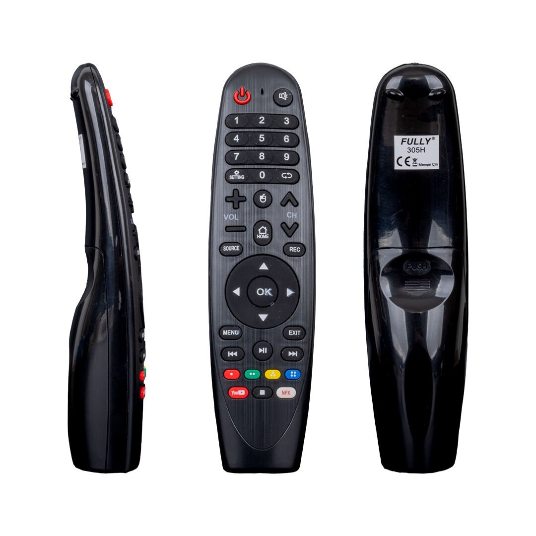 TELENOVA YOUTUBE-NETFLIX TUŞLU LCD-LED SES KOMUTSUZ TV KUMANDA (4944)