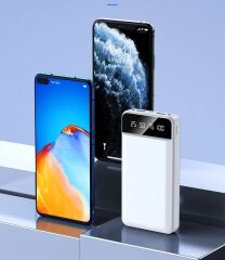 Power Bank 30000 mAh harici pil, taşınabilir şarj cihazı (4944)