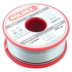 200 GR LEHİM KALIN 1,2MM SOLDEX  SN60 PB40 (4944)
