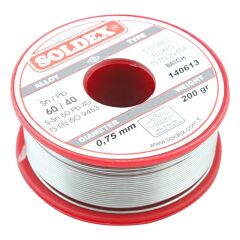 200 GR LEHİM İNCE 0,75 MM SOLDEX  SN60 PB40 (4944)