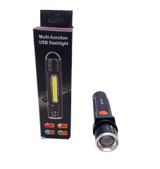 ZOMLU USB ŞARJLI EL FENERİ METAL KASA (4944)