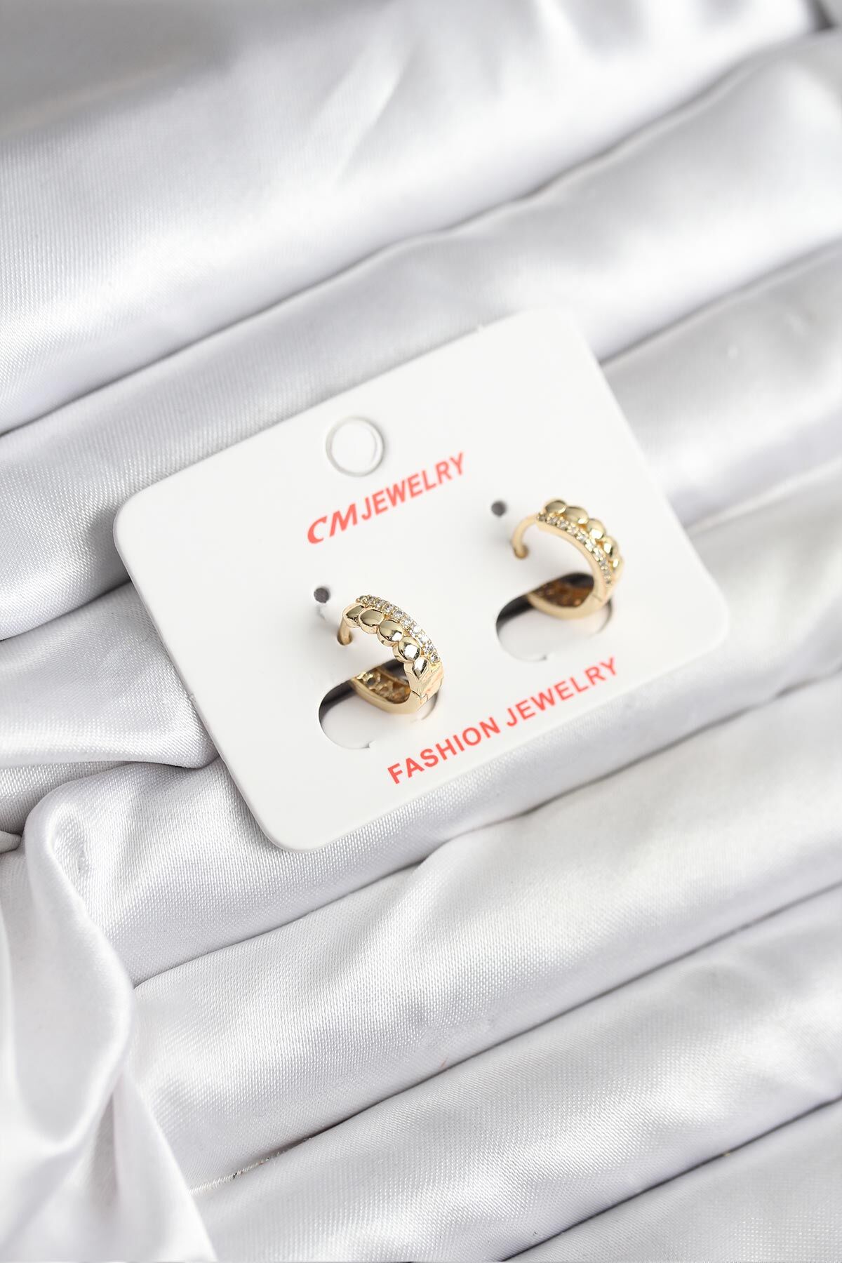 14K Gold Renk Kaplama CM Kadın Küpe - TJ-BKP11407