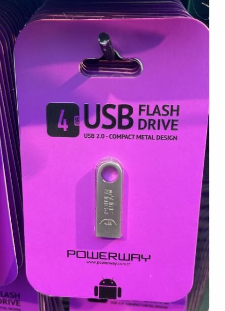 4 GB METAL USB FLASH BELLEK (4944)