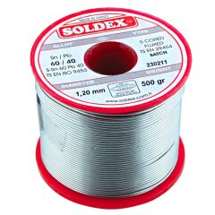 500 GR LEHİM 1.2 MM KALIN SOLDEX SN60 PB40 (4944)