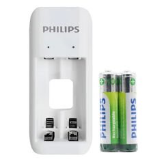 PHILIPS SCB2070NB/00 2Lİ 2 ADET X AAA 700MAH PİLLİ - PİL ŞARJ CİHAZI (4944)