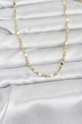 CM 14K Gold Renk Ezme Zincir 60 cm Kadın Kolye - TJ-BKO10964