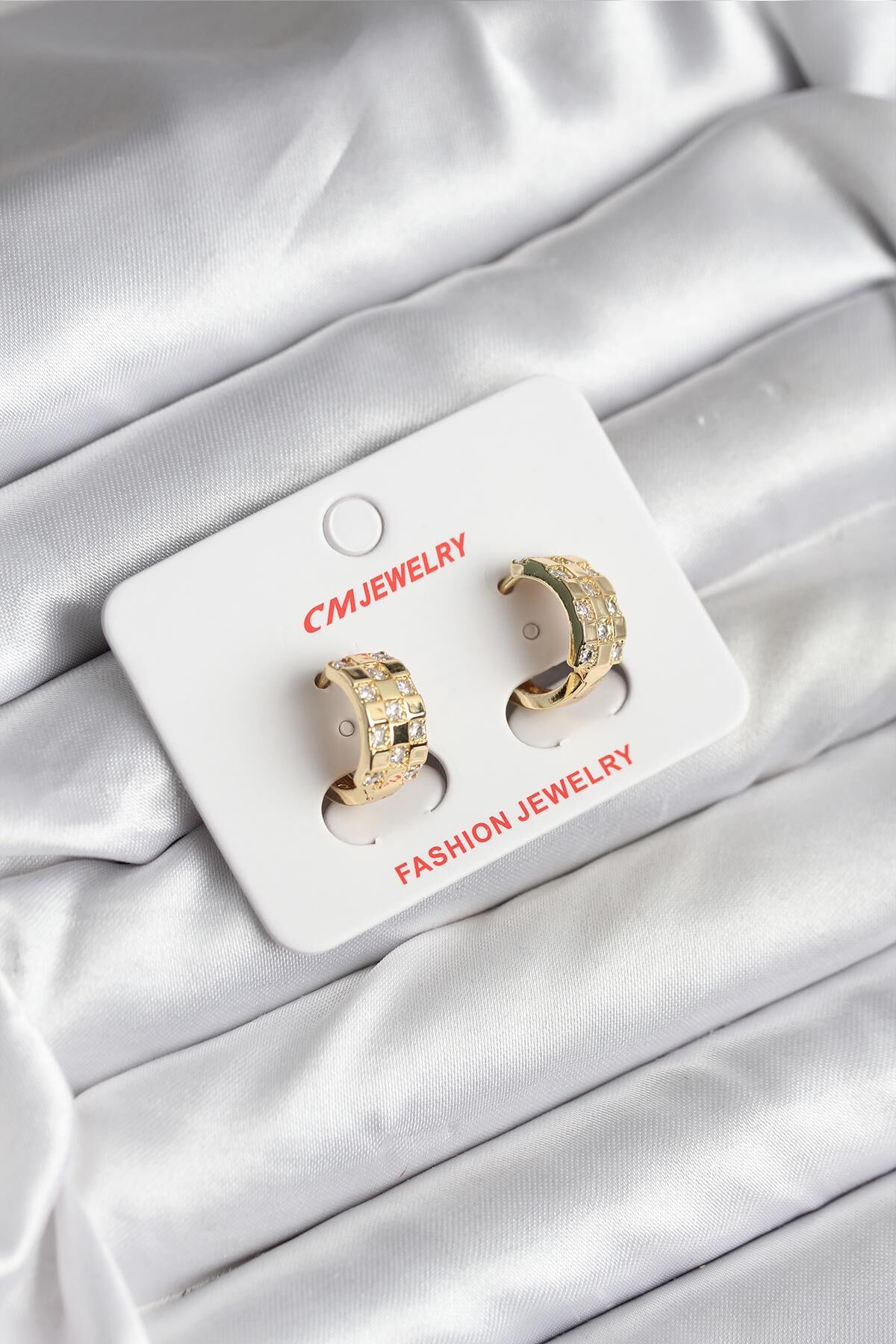 14K Gold Renk Kaplama CM Kadın Küpe - TJ-BKP11414