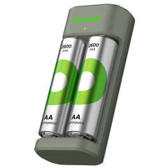 GP RECYKO E221 2 X 2600 MAH R6 AA PİLLİ PİL ŞARJ CİHAZI (GP-E221/270AHCER21-2GTLB2) (4944)