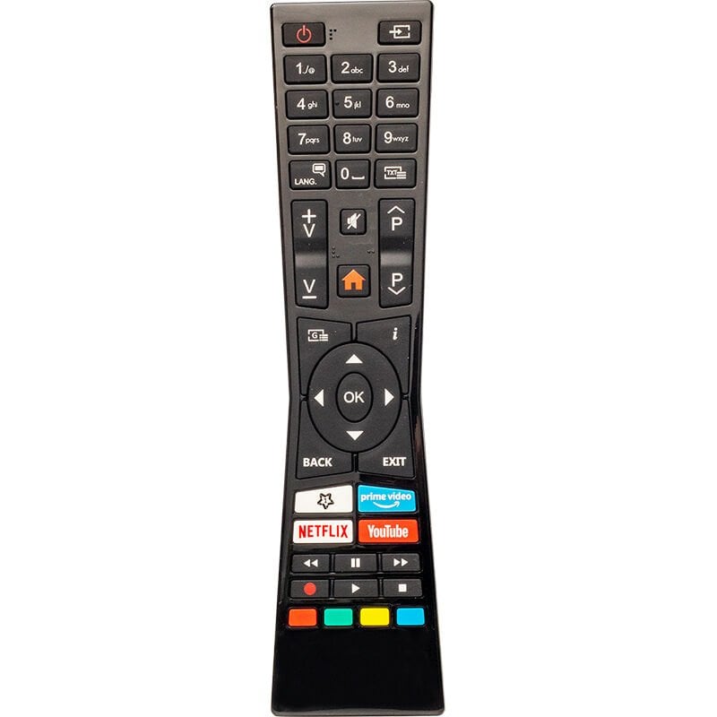 VESTEL RC A2 43100P - JVC RM-C3337 NETFLIX-YOUTUBE-PRİME VİDEO TUŞLU LCD-LED TV KUMANDA (RC0360/01) YAZISIZ (4944)
