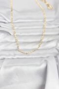 CM 14K Gold Renk Lazer Zincirli Model 60 cm Kadın Kolye - TJ-BKO10976