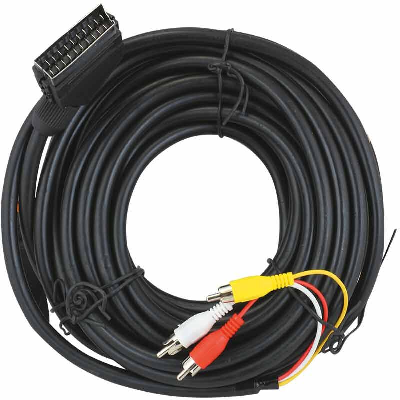SCART 3RCA 10 METRE KABLO (4944)