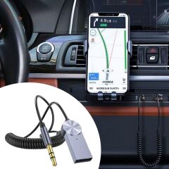 Araba için Bluetooth Aux Alıcısı Wireless Araç Kiti (4944)