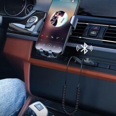 Araba için Bluetooth Aux Alıcısı Wireless Araç Kiti (4944)