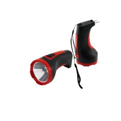 3W TEK LED BOMBELİ GÖVDE FİŞ ŞARJLI EL FENERİ UZUN MESAFELİ (4944)