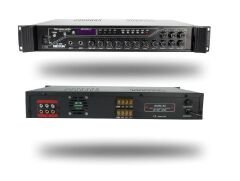 DEXUN D-230 250 WATT 3 ZONE İKİ MİK GRŞ USB-BT 4/16-70-100V HAT TRAFOLU ANFİ (4944)