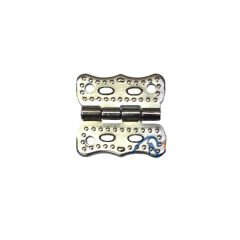 Papatya Menteşe - Küçük 20x20 mm, Nikel, 100 Adet