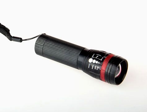 Power Ledli ve Zoomlu 2 Km Menzilli Alüminyum El Feneri (4944)