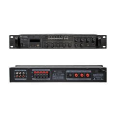 MAGICVOICE MV-540 100 WATT USB/SD/UK BLUETOOTH 2 MİK MUTE GİRİŞLİ 5 BÖLGELİ AÇIP KAPAMA HAT TRAFOLU ANFİ (4944)