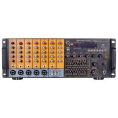 MAGICVOICE MV-1216 KÜP MİXER ANFİ USB BT UK RMS300W MAX 2400W 6 ZON +99DSP+4-16-70-100V TRAFOLU (4944)