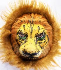 Peluş Aslan Maskesi Kahverengi Yeleli Mega Peluş 33 No (4944)