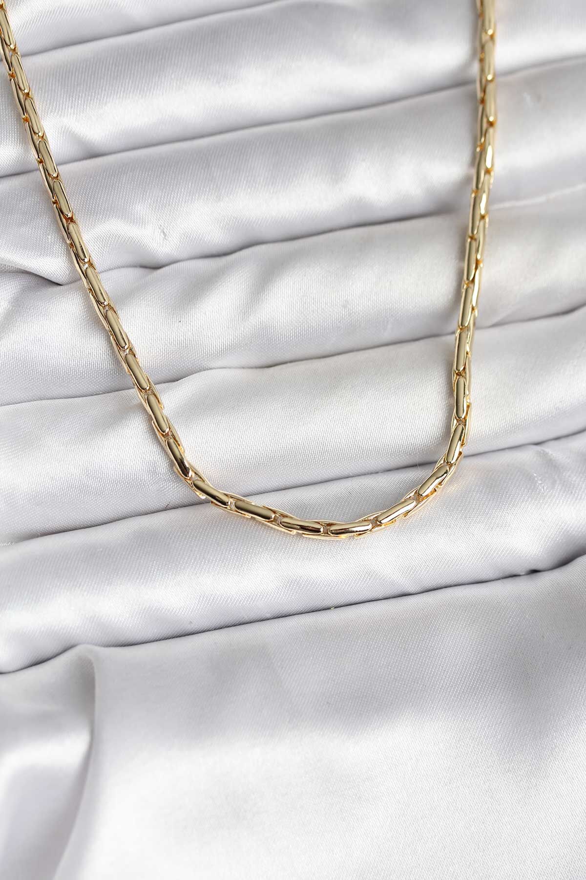 14K Gold Renk Kaplama Model CM Kadın Kolye - TJ-BKO10730