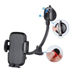 Ayarlanabilir Vakum Kilitli Cam Ve Torpidoya Takılabilen Telefon Tutucu (4944)