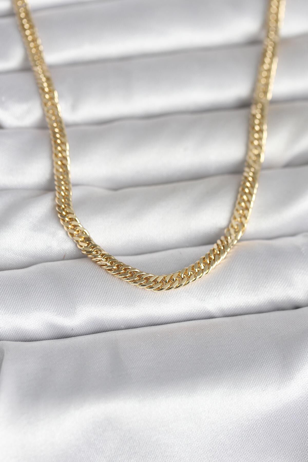 CM 14K Gold Renk Zincir Model 45 cm Kadın Kolye - TJ-BKO11004