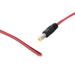 TK 34 FİŞ KABLOLU TEK UÇLU KAMERA İÇİN 20 CM DC POWER JACK KABLOLU (4944)