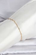 CM 14K Gold Renk Ezme Burgu Zincir Model Kadın Bileklik - TJ-BB8280