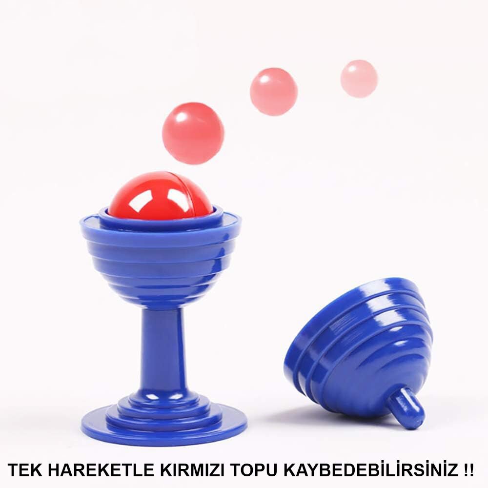 Sihirli Mavi Renk Kupa Oyunu Top Kaybeden Gizemli Kupa (4944)
